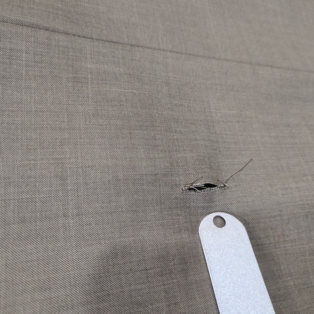 Cooper Nelson Men's 40L‎ Beige Wool Blend Sport Coat Blazer Jacket NOTE CUT - Picture 8 of 8